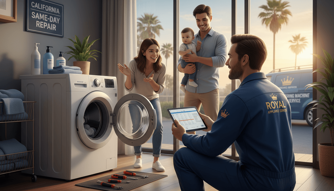 Washing Machine Repair Service Near Me: Reliable Same-Day Help in California