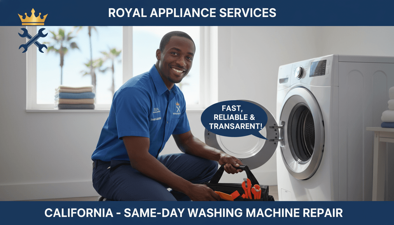 Washing Machine Repair Service Near Me: Same-Day Solutions for California Homeowners