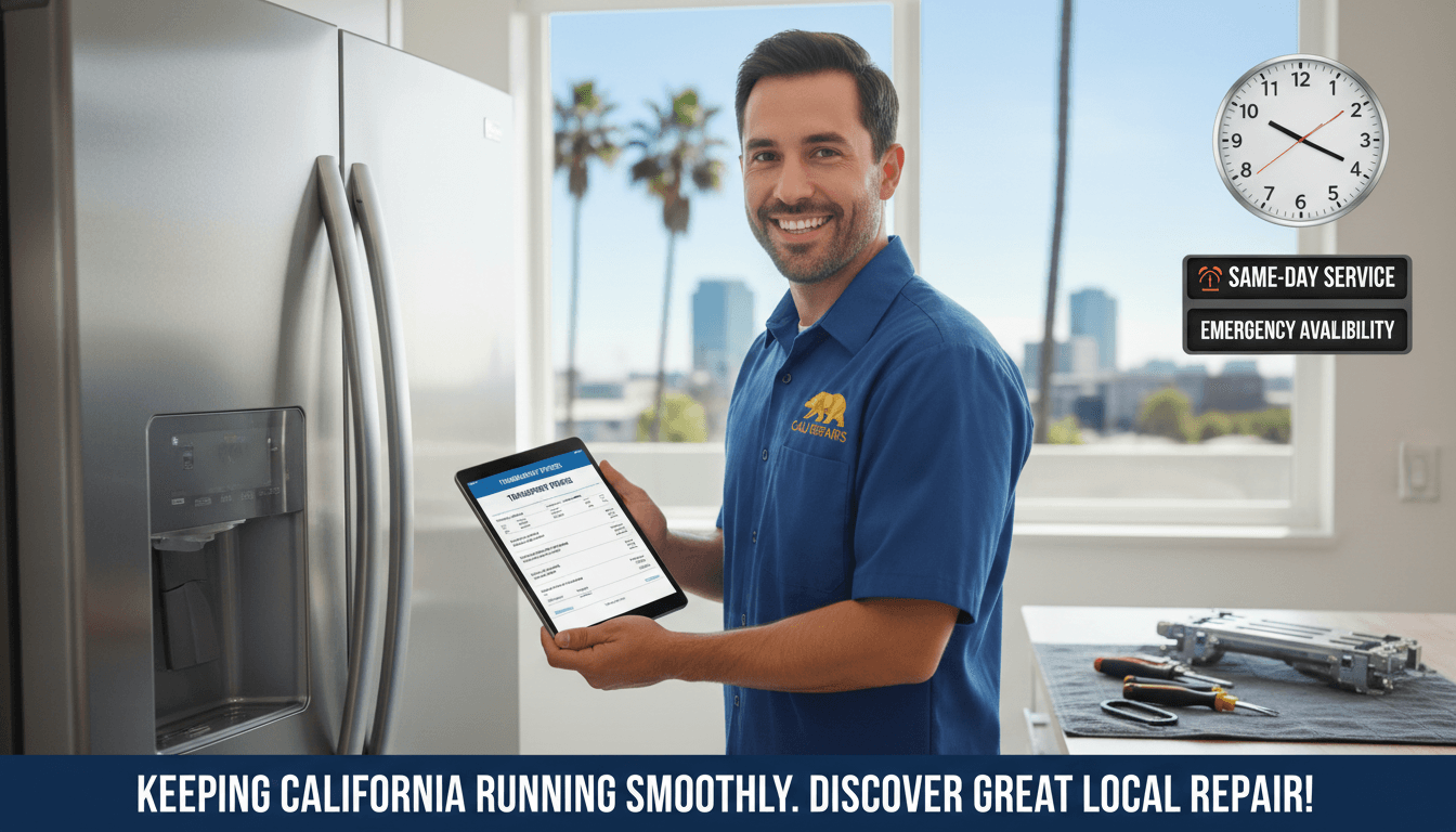 What Defines a Great Local Appliance Repair Service in California?
