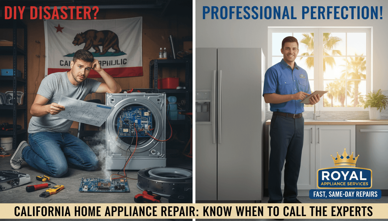When to Call a Home Appliance Repair Service vs DIY: A Practical Guide for California Homeowners